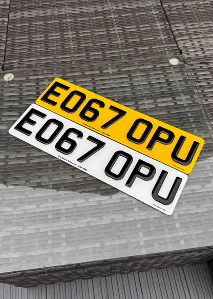 Number Plates