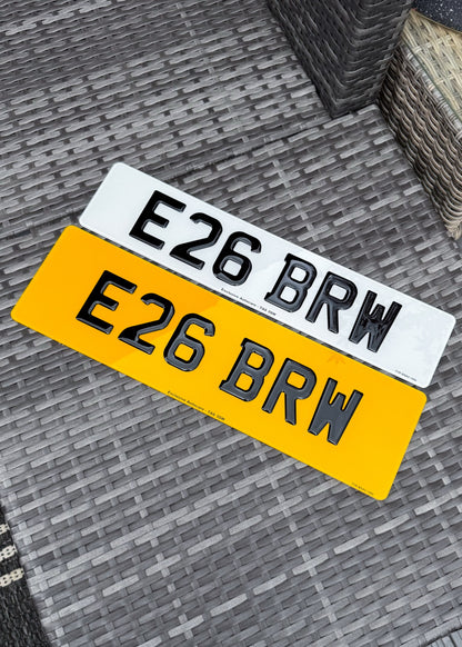 Number Plates