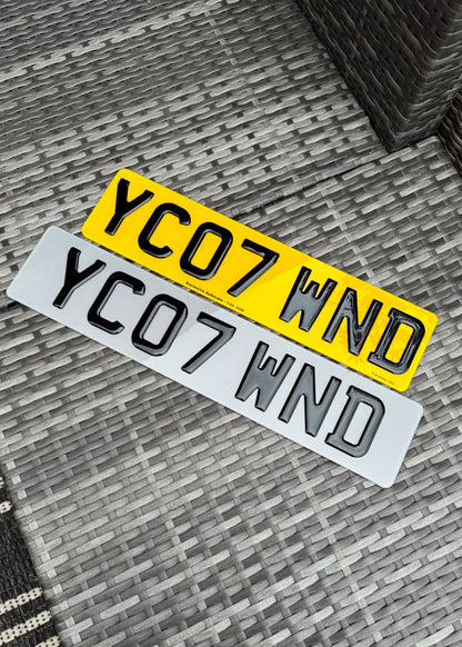 Number Plates