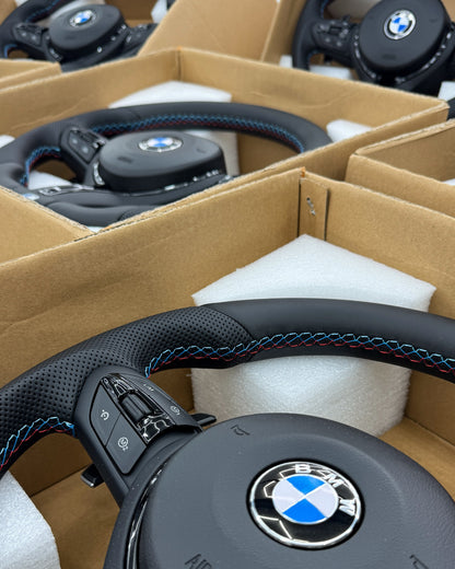 BMW OEM+ Complete Leather Wheel